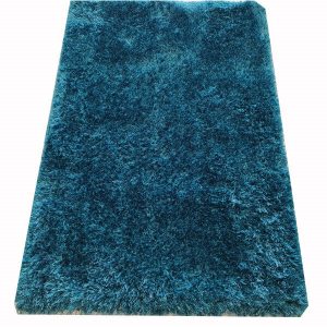 Rosalba türkiz shaggy futószőnyeg 80x300 cm prémium