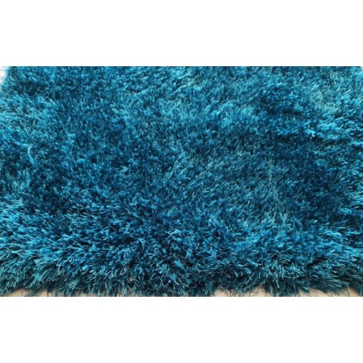 Rosalba türkiz shaggy futószőnyeg 80x300 cm prémium