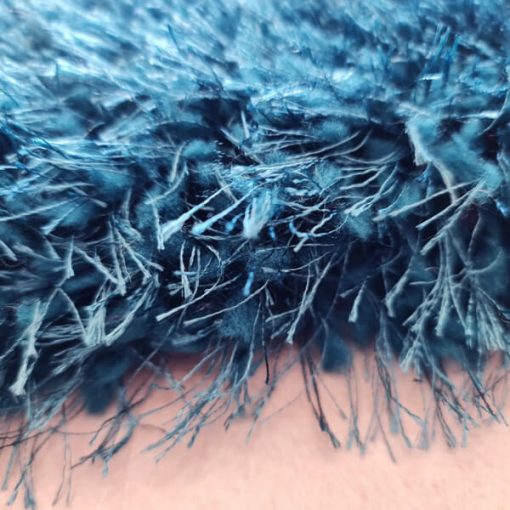 Rosalba türkiz shaggy futószőnyeg 80x300 cm prémium