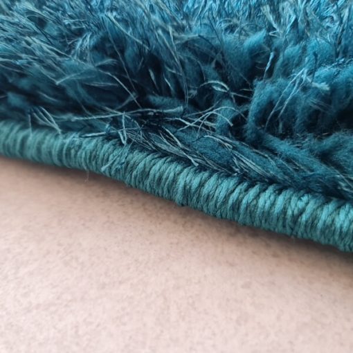 Rosalba türkiz shaggy futószőnyeg 80x300 cm prémium