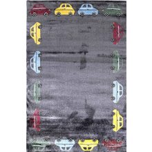 Speed autós gyerekszőnyeg szürke