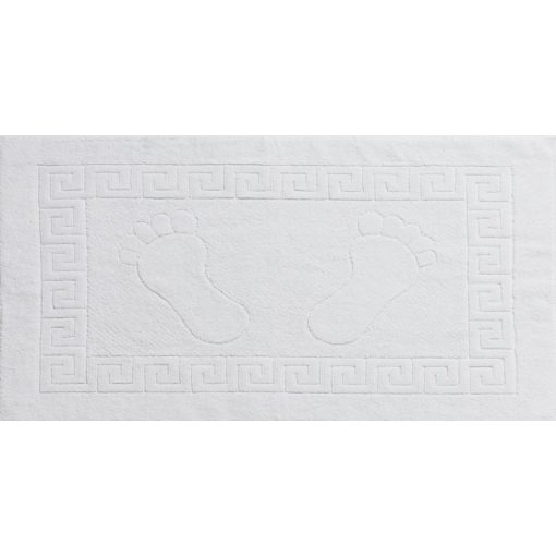 Stage 100% pamut kádkilépő fürdőszoba szőnyeg 50 x 70 cm fehér