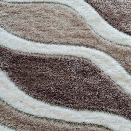 Szidor extra puha shaggy szőnyeg 200 x 300 cm barna bézs