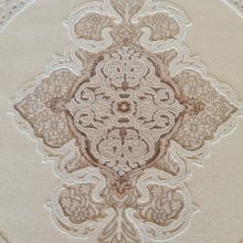 Szliven kerek szőnyeg klasszikus elegáns bézs