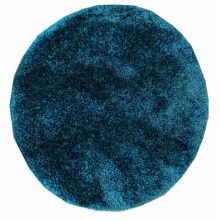 Elenor Kerek Shaggy szőnyeg 160 cm éjkék