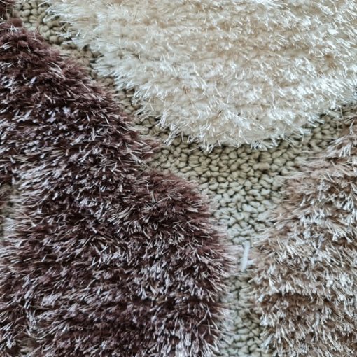 Teobald prémium puha shaggy szőnyeg 200 x 300 cm barna bézs