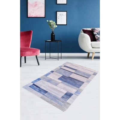   Velburg Nagyméretű Modern Szőnyeg Kék Szürke 250 x 350 cm