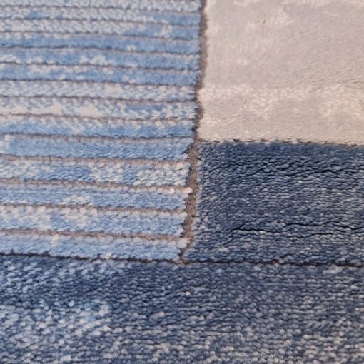 Velburg Nagyméretű Modern Szőnyeg Kék Szürke 250 x 350 cm