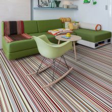 Veliez tekercses vinyl padló csíkos színes vízálló 4 m széles