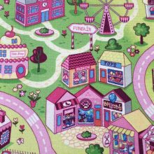 Vidámpark Rózsaszín Gyerekszőnyeg Kislány