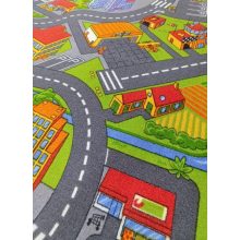 Ville Autópáylás gyerek padlószőnyeg szürke