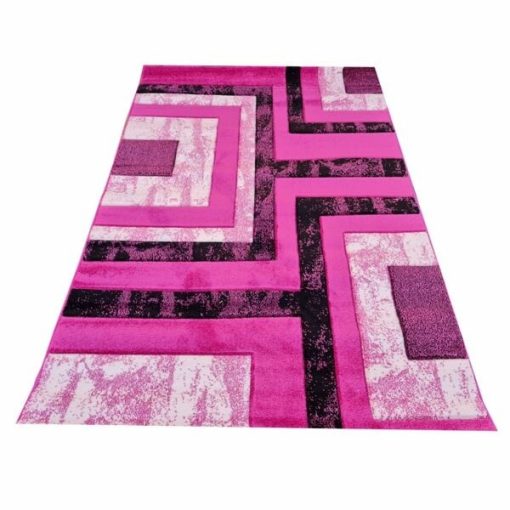 Vinna Nagyméretű Modern Rózsaszín Szőnyeg 200 x 300 cm