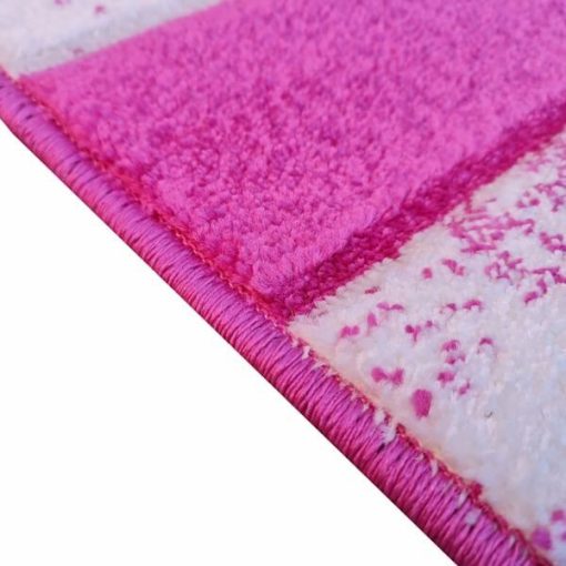 Vinna Nagyméretű Modern Rózsaszín Szőnyeg 200 x 300 cm