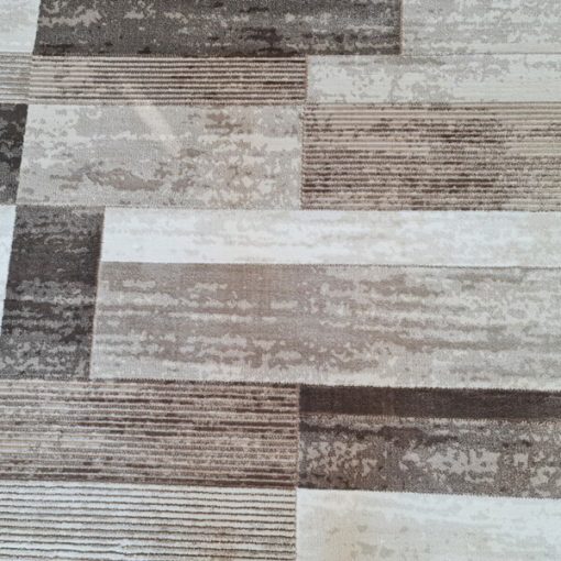 Wenner modern puha szőnyeg 70x100 cm barna bézs