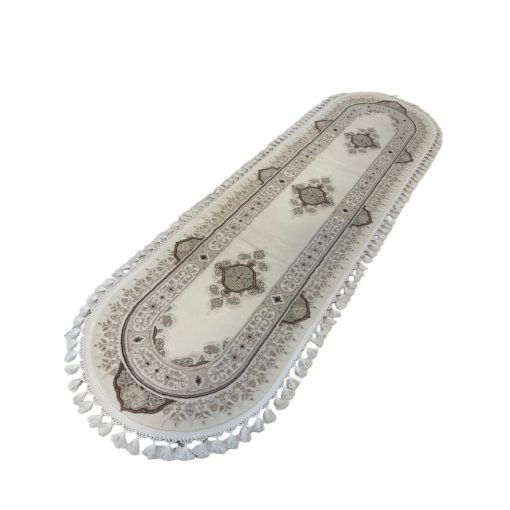 Wienna ovál futószőnyeg krém-barna 80 x 150 cm