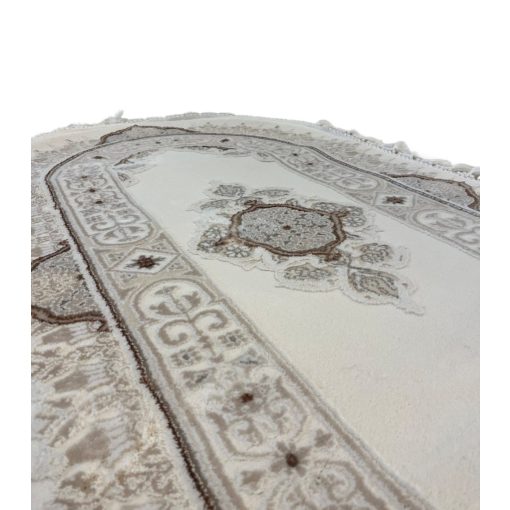 Wienna ovál futószőnyeg krém-barna 80 x 150 cm