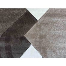 Zakariás Krém Barna Bézs Modern Szőnyeg 70 x 100 cm