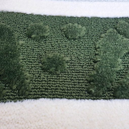 Zeusz 3 részes Zöld Fürdőszoba Szőnyeg Szett