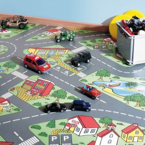   Zurita tekercses vinyl padló autópályás 4 m széles gyerek padló